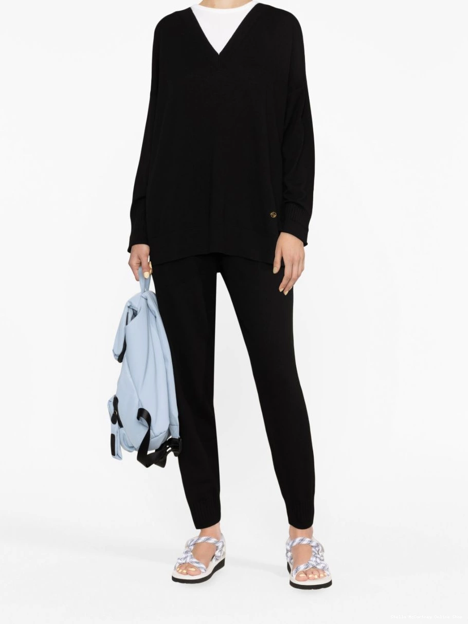 Affordable Women trousers Iconics McCartney fine-knit Stella Stella 0711